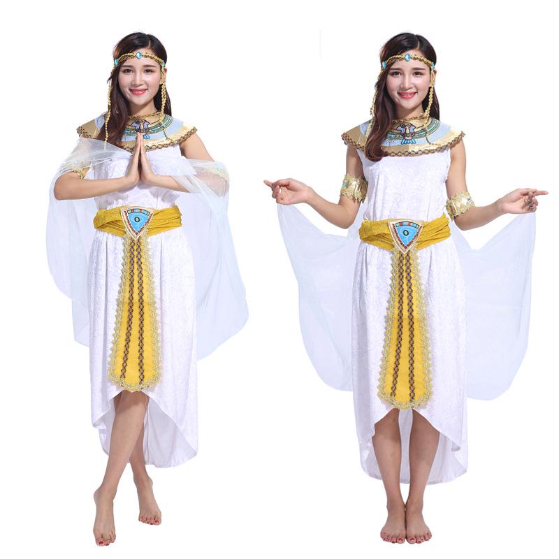 Adult Egyptian Pharaoh Cleopatra Costume: King Prince Robe Cosplay