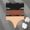 3pcs Plus Size Women Seamless Thongs Cotton High-Waist Comfort Underwear Sexy Elastic Wide Belt Panties Soft Breathable Lingerie