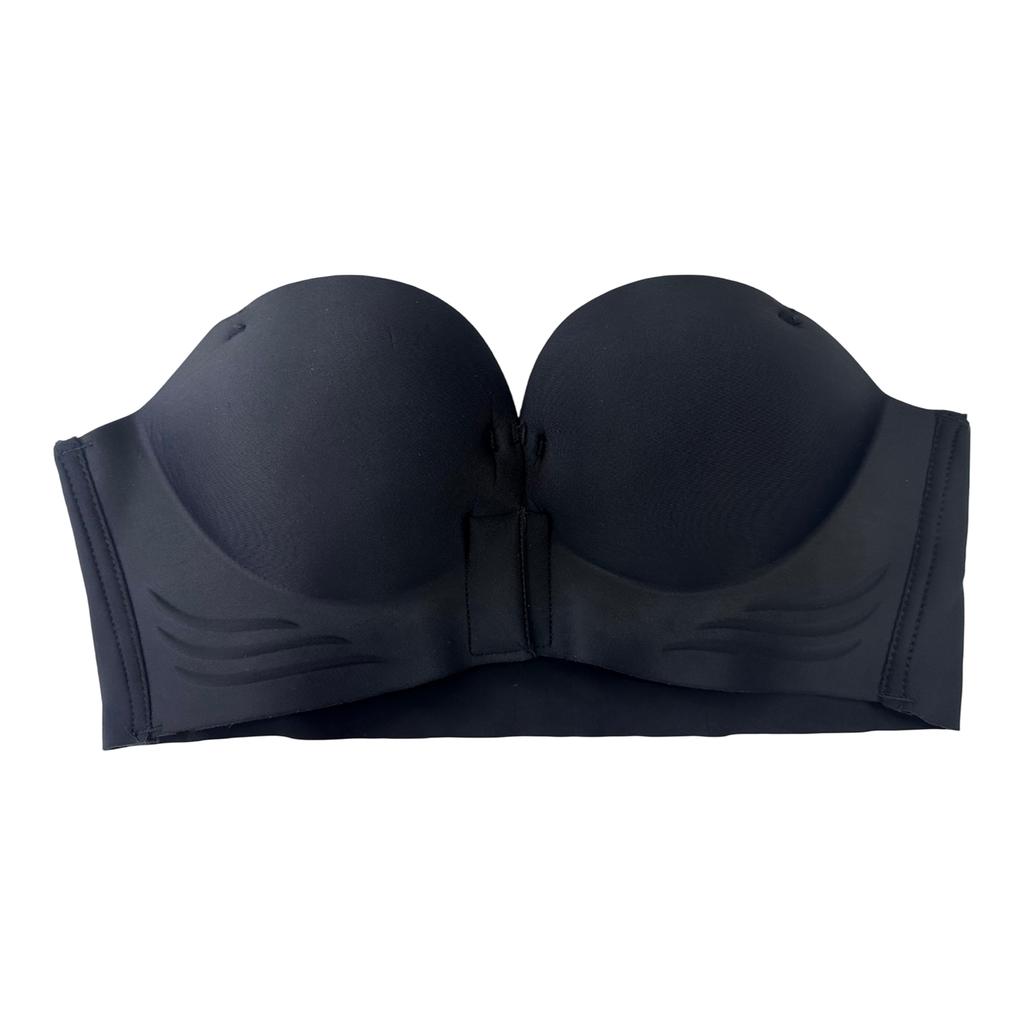 Zeriluna Strapless front-closure push-up bra3D Cup-shaped design, invisible fit, secure and non-slip, comfortable and breathable