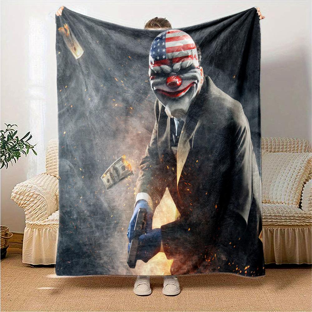 Payday Flannel Blanket, High quality Comfortable for All Seasons, Home Decor, Warmth and Comfort
