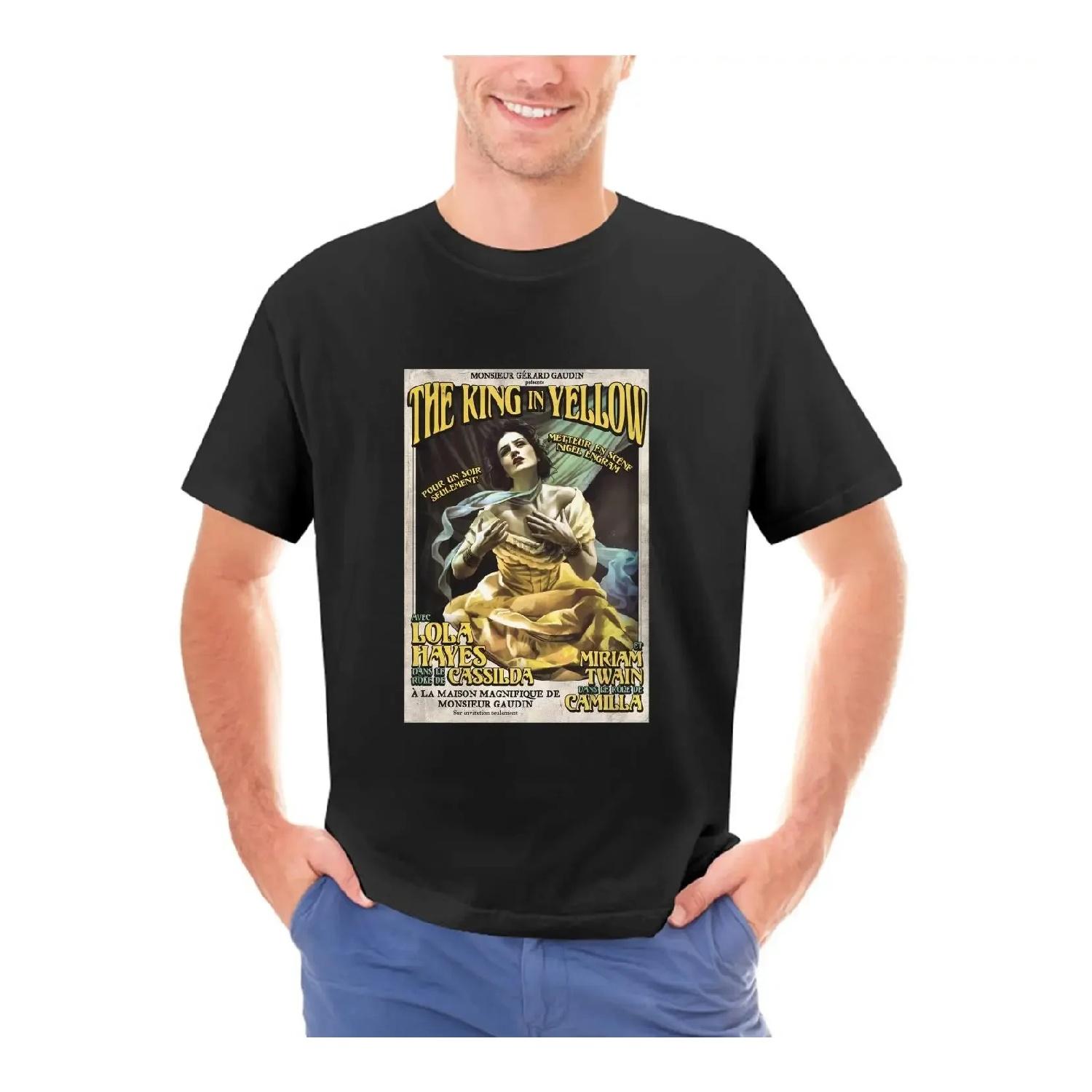 

Arkham Horror The King In Yellow Playbill T-Shirt BLACK hi-res S