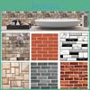 Pegatinas de Azulejo de Ladrillo 3D Paneles de Pared Autoadhesivos Calcomanías Para Decoración Impermeable del Hogar