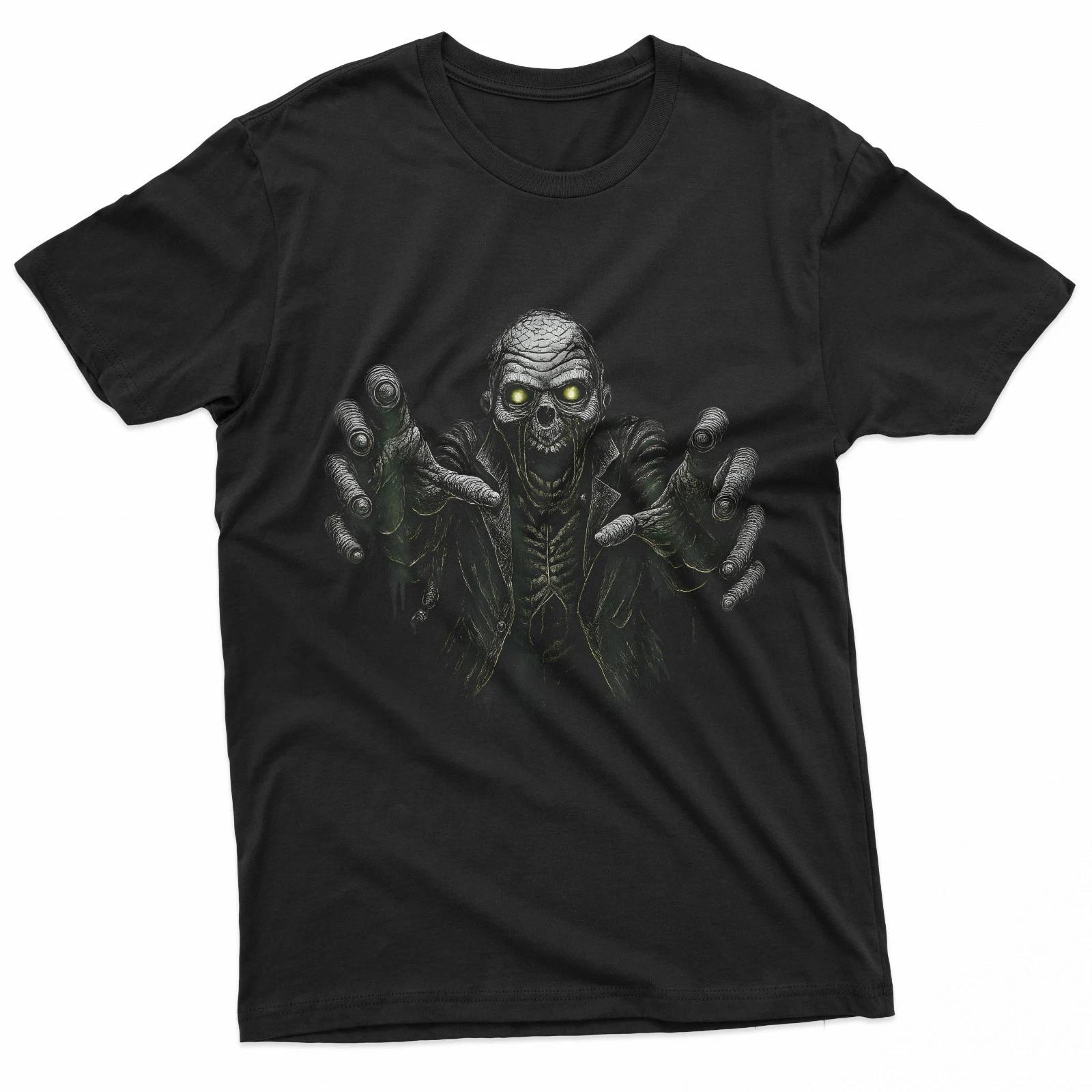 Horror Zombie Undead Ghoul Reaching Out Scary Monster Design T-Shirt XXXL