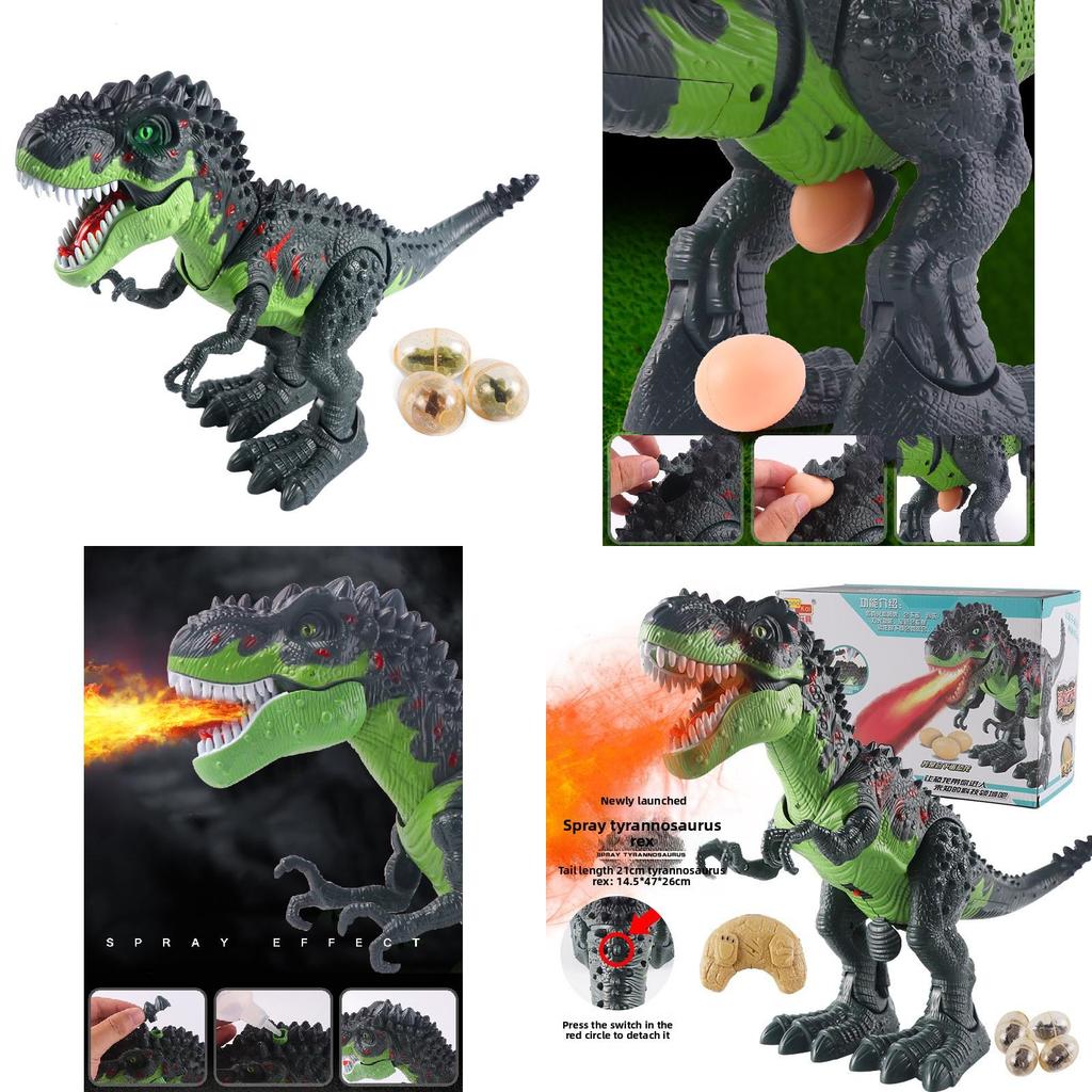 Ensemble de jouets dinosaures avec fonction spray et pattes mobiles pour le temps de jeu des enfants