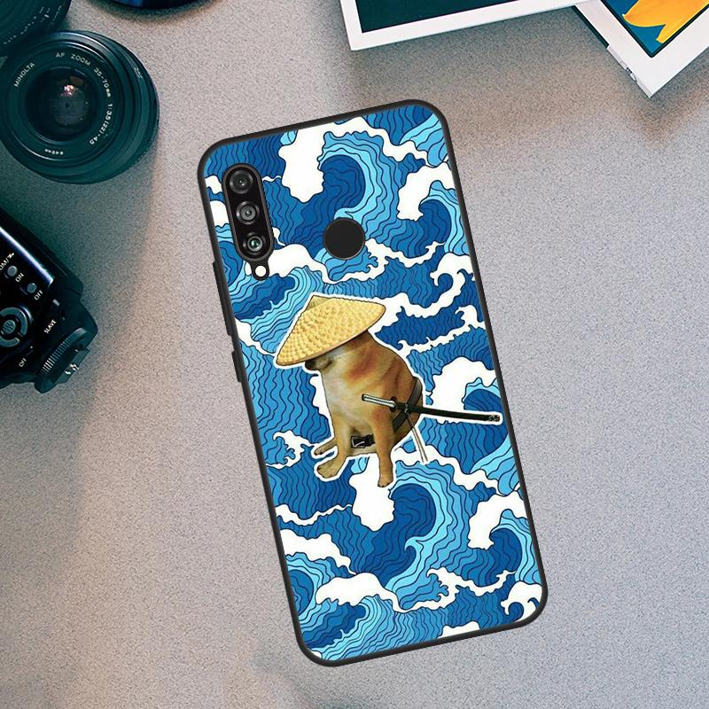 Cheems Doge Meme Funny Doggy For Huawei Nova 5T 9 10 SE 3i 7i 8i 11i 12i Y60 Y61 Y70 Y72 Y73 Y90 Y91 P30 P40 Lite Case