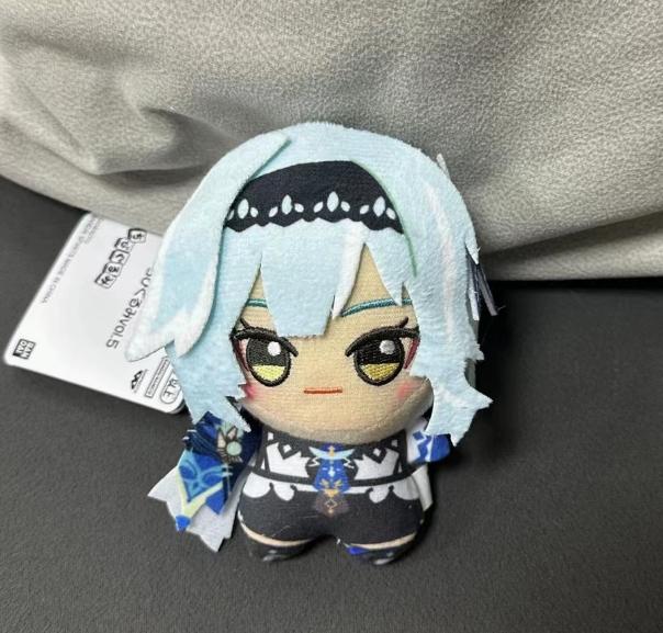 Genshin Impact Xiao Zhong Li Venti Ganyu Tartaglia Diluc Plush Pendant Toy Doll Mini Keychain Backpack Accessorie For Gift