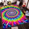 Colorful Rainbow Mandala Design Carpet for Living Room Decor Suitable for use as an anti-slip for living room bedroom sofas
