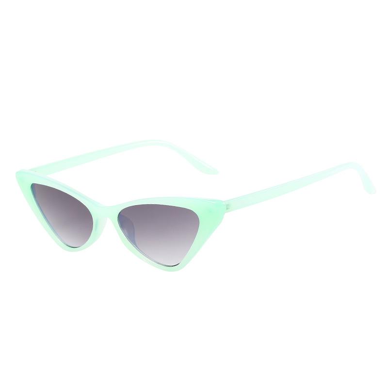Cat'S Eye Pointed Sunglasses Trendy Small Frame Sunglasses Triangular Glasses