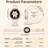 Information Notification Smart Watches Ladies Full Touch Screen Sports Flashlight Waterproof Blue Tooth Call Smartwatch Women