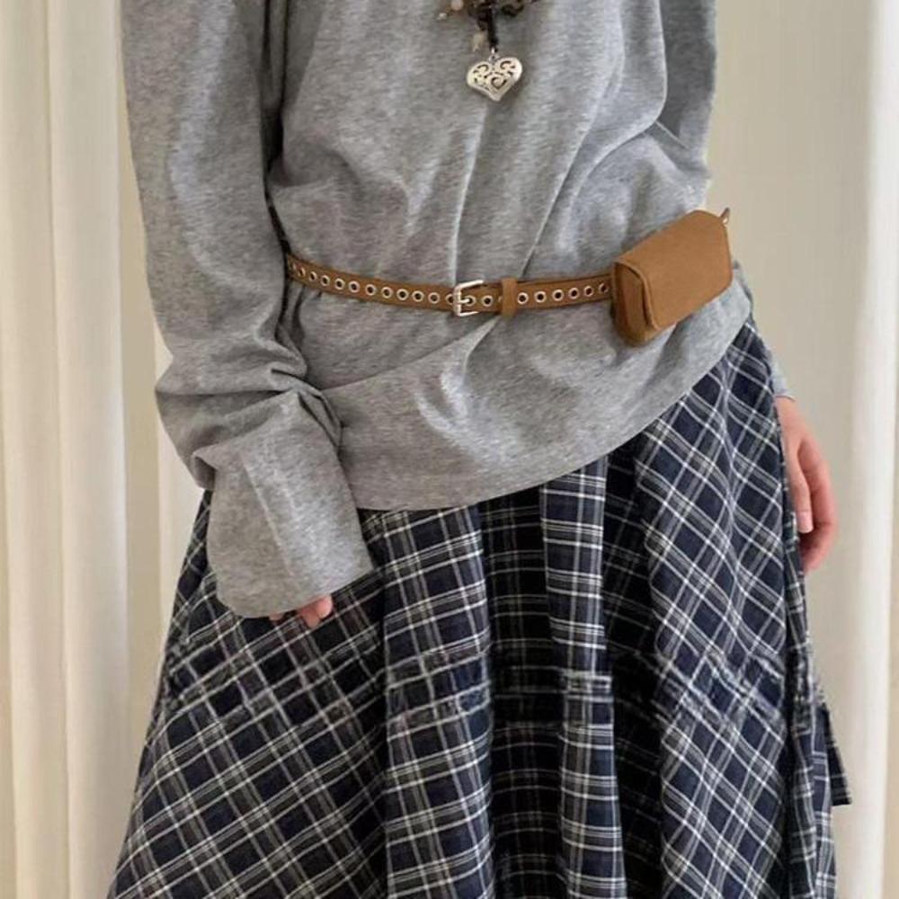 Suede Women Waist Bag PU Women Belt Bag Ins Waist Packs  Women