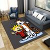 Tappeto Calvin e Hobbes per Soggiorno Camera da Letto Casa Decorazione Divano, Tappetino Antiscivolo per Giochi Bambini