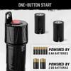 HORUSDY Electric Fuel Transfer Pump Battery Operated – 2.2 GPM Portable Siphon Pump with Flow Control, Dual Battery Option, for Gas, Diesel, Water,