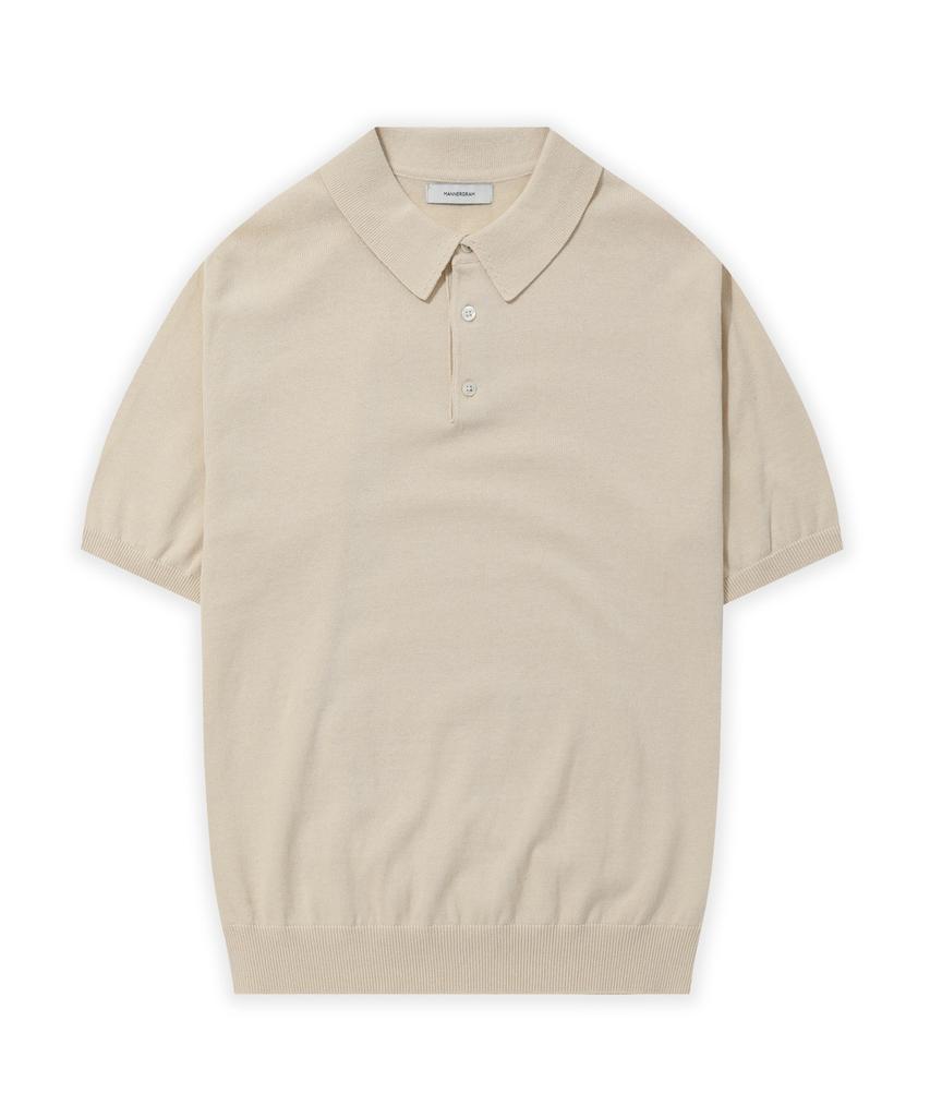 MANNERGRAM Nature Cotton Linear Collar Knit - 7 Color (B Type)