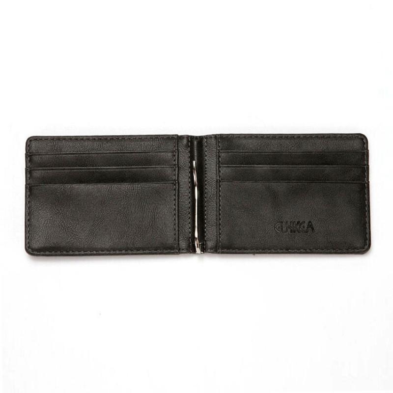 Multi Functional Mens Wallet RFID Card Holder Anti-theft Brush Multi Slot USD Money Clip Card Wallets