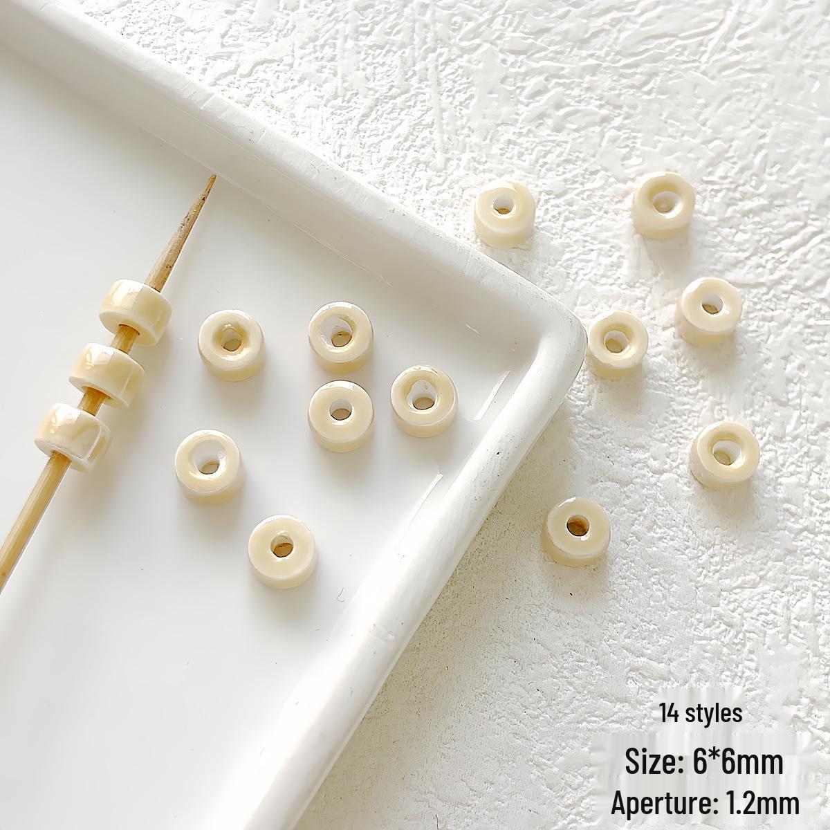 

Кремовый Кофе Плюшевый Мишка Собачья Кость Керамическая Звезда Сердце Бусины для DIY Браслетов