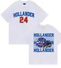 Heated Rivalry 100Cotton Unisexs Shirt Jersey Commemorative Tshirt Summer Shane Hollander 24 Short Sleeve Unisex Streetwear Shirt
