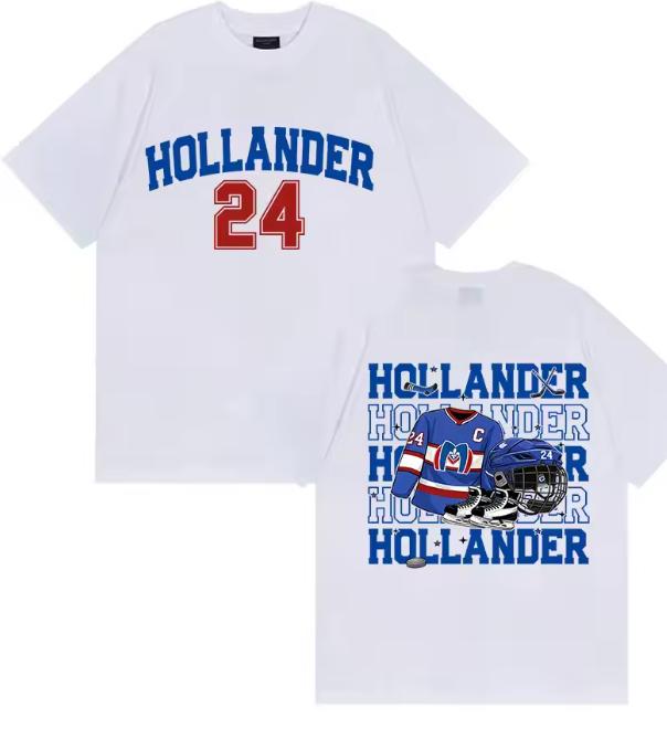 Heated Rivalry 100Cotton Unisexs Shirt Jersey Commemorative Tshirt Summer Shane Hollander 24 Short Sleeve Unisex Streetwear Shirt