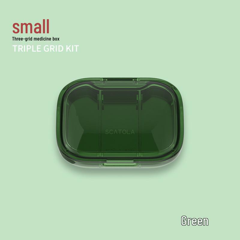 Organizator săptămânal portabil cu 21 de compartimente - Capacitate mare, Multi-compartiment sigilat pentru depozitarea și distribuirea medicamentelor