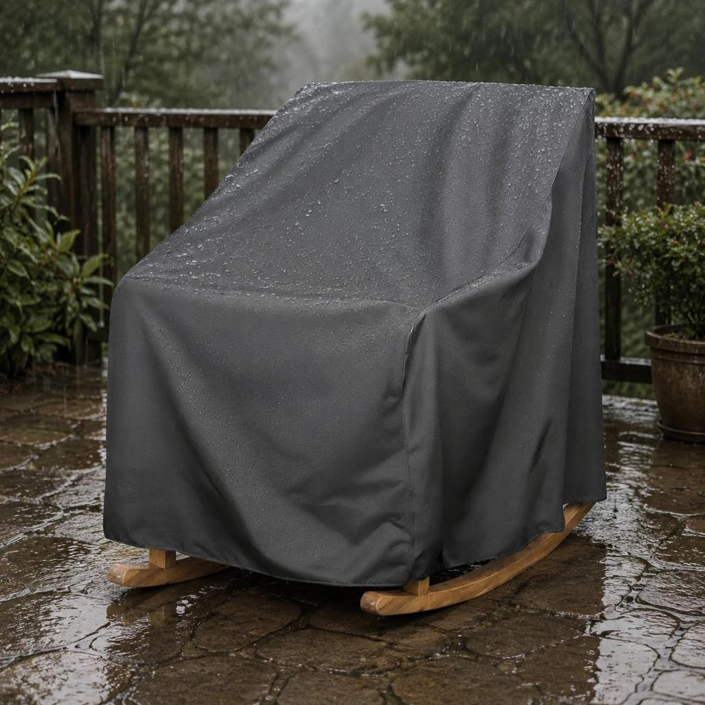 Wasserdichte Schaukelstuhl Abdeckung Wetterfeste Schaukelstuhl Abdeckung Outdoor Möbel Staubdicht Winddicht