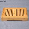 New Style Chinese Style Bamboo Tea Set Tray Water Storage Convenient Tea Tray Household Tea Set Tea Set Accessories NLSLASI