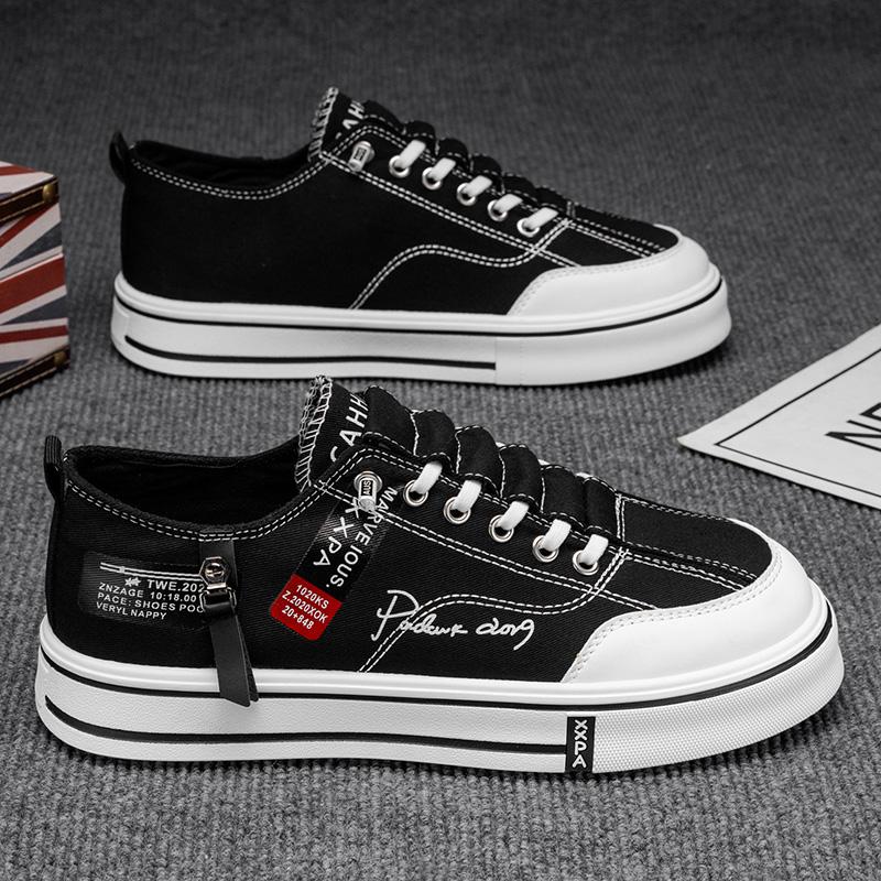 New Men's Classic Four Seasons Fashion Low Top Skateboarding Shoes Comfortable Soft Sole Sneakers