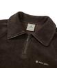Snow Peak Corduroy Half Zip Sweatshirt Light Size for Men and Women Women's GS-S25WWFZT71, Beige, L,