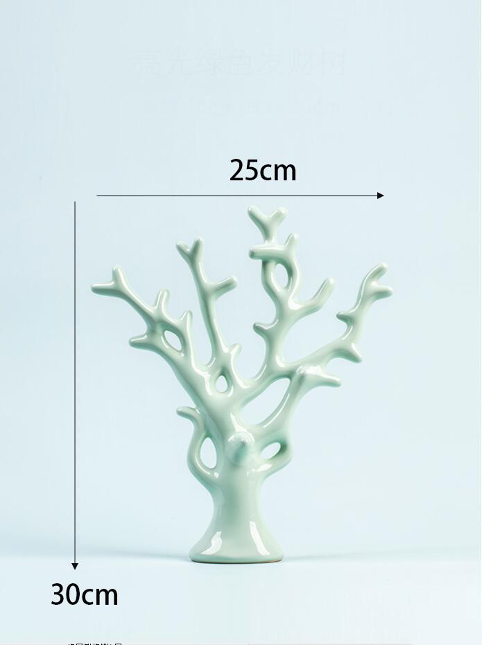 

Modern Pink Green Ceramic Rabbit Deer Elephant Ornaments Home Livingroom Desktop Figurines Craft Store Cafe Sculpture Decoration