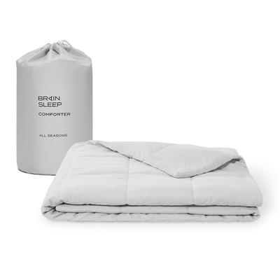 Plapumă de dormit pentru creier Toate anotimpurile Dublă Gri deschis Plapumă Duvet Primăvară Vară Toamnă Iarnă Innerket Material cu control automat al temperaturii Răcoros