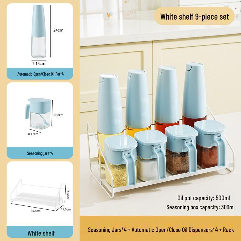 GOWKE 9-Piece Kitchen Seasoning Set