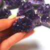 D5 Amethyst Naturstein Lila Rosa Amethyste Kristalle Cluster Druse Geode Mineral Gestein Heilkristall Energiestab Handwerk