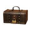 Wooden Organizer Retro Decorative Supplies Wood Vintage Pirate Treasure Chest for Photography