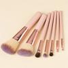 Sada 7 profesionálních štětců na make-up s bucket Blush Powder Oční stíny Eyebrow Foundation Brush Makeup Tool