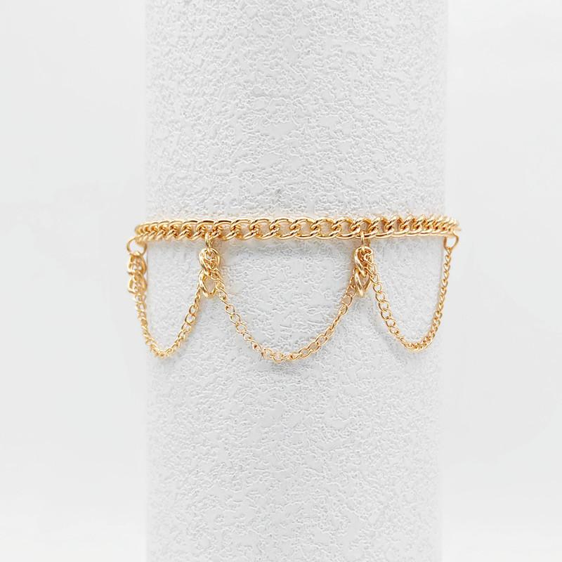 Fashion Personality Versatile Wave Tassel Cheap Foot Accessories Women's Bohemian Street Shoot Anklet