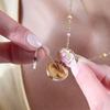 Openable Heart Charm Necklace Heart Box Pendant With Mini Figurine 1 Pc