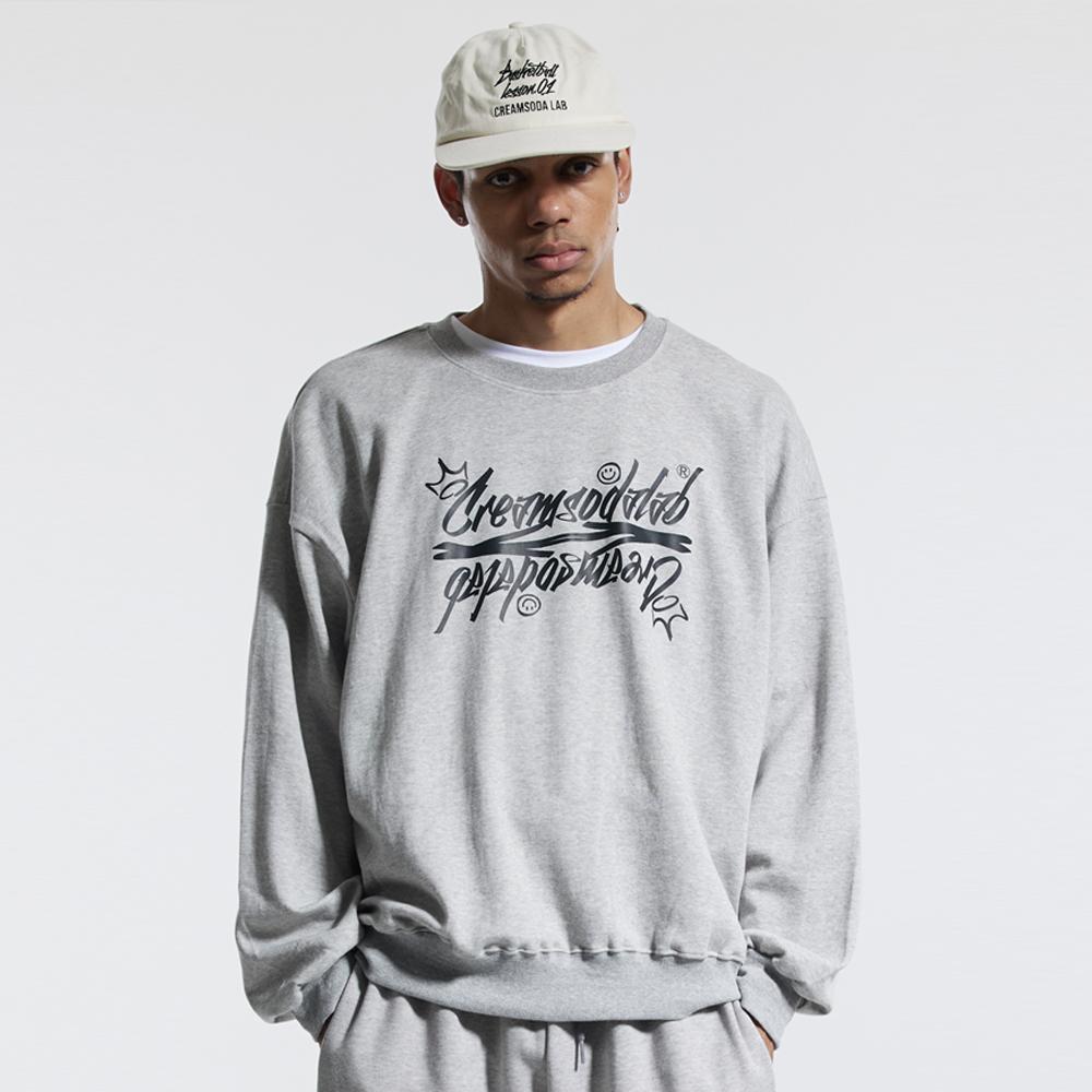 CREAM SODA LAB Crsdel Lettering Sweatshirt (Type B)