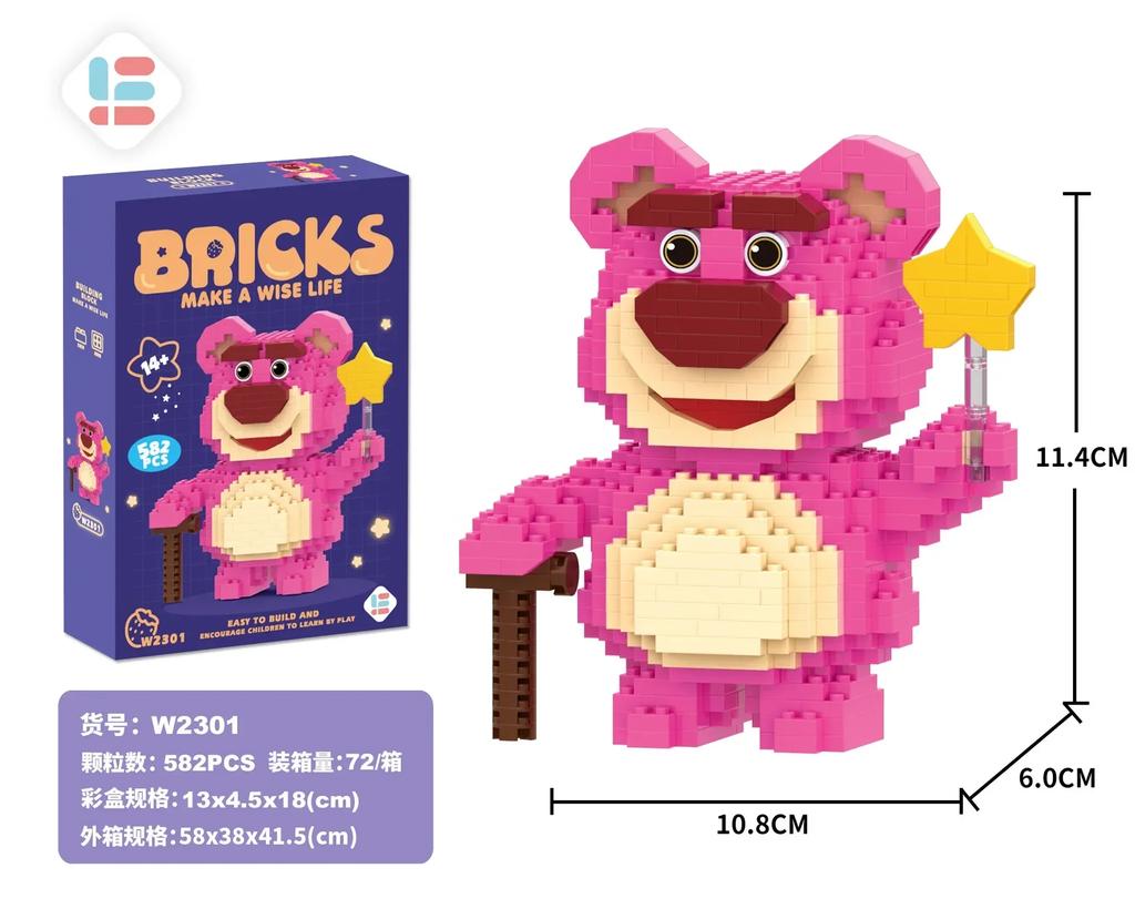 Sanrio Anime Bausteine Kawaii Hello Kitty Kuromi MyMelody Cinnamoroll Diamant Bausteine Puppe Spielzeug Kinder Geburtstagsgeschenk