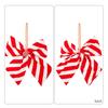 Candy Stripes Christmas Bows for Wreath Red And White Candy Cane Stripes Bow for Garland Wedding Party Staircase Fireplace Indoor Outdoor Decor