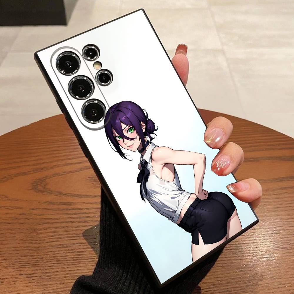 C-Chainsaw Man Reze Arc Phone Case For Samsung S25,S24,S21,S22,S23,S30,Ultra,S20,Plus,Fe,Lite,5G Black Cover