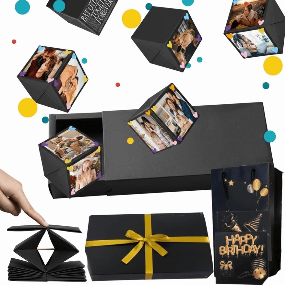 Romantic Surprise Jumping Gift Box Preassembled Memorable Red Envelope Gift Box Decorative Handmade Folding Bouncy Box