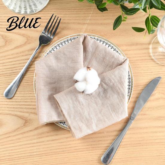 Decorative Table Napkins Rustic Cloth Napkin Solid Color Cotton 18 x Inch Washable Dinner Napkin for Home Wedding Bridal Shower Baby Decor