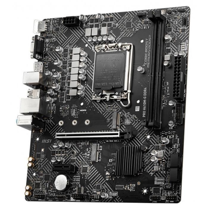 MSI - PRO H610M-G DDR4 - Carte Mère - Socket LGA 1700 - Chipset Intel H610