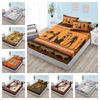 Three-Piece Mattress, Retro Ethnic Style, Bedspread, Pillowcase, Mattress Protective Cover, And Sheets Are All Inclusive.