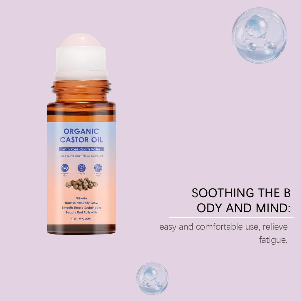 Multi-purpose Castor & Vitamin E Nourishing Rollerball Body Oil