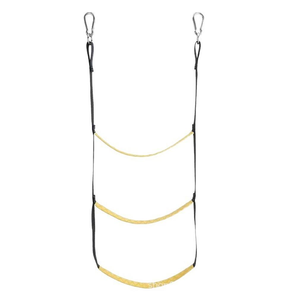 Reusable Boat Rope Ladder 3/4/5 Step Yacht Boat Side Hanging Ladder Climbing Ladder  Swim Ladder Green 3 Step