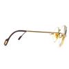 Very Good Cartier Glasses Trinity Logo Metal gold mens Used