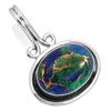 925 Sterling Silver Pendant Women Handmade Jewelry Valentine's Day Gift Amazonite Angelite Blue Opal Botswana Agate Mohave Azurite Chrysocolla