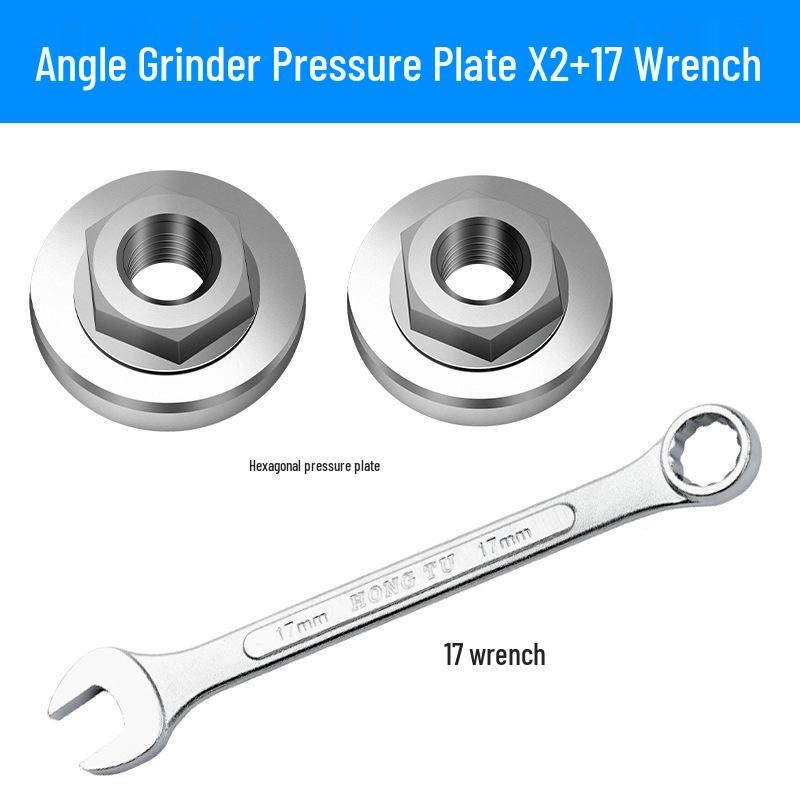 Hex Nut & Pressure Plate Set for Angle Grinder Polisher Modification