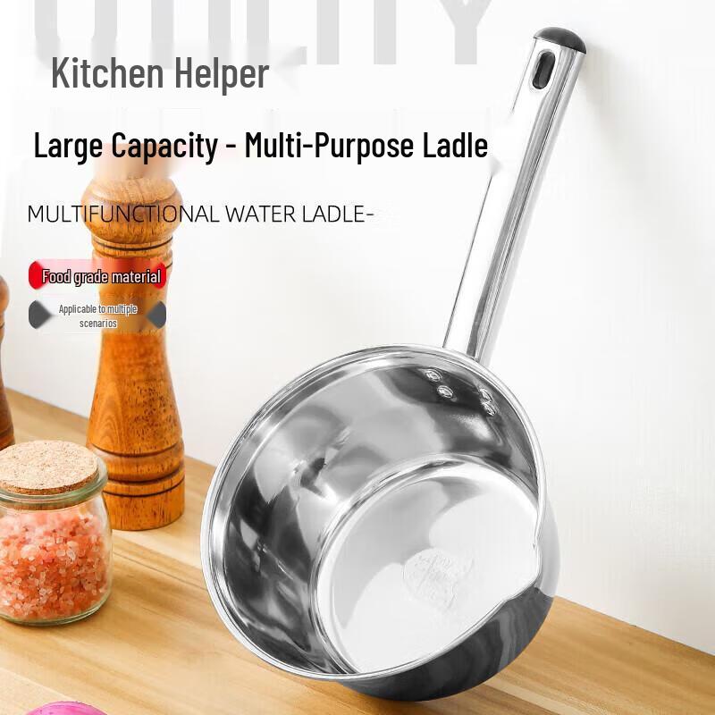 304 Stainless Steel Long Handle Ladle with Eagle Spout