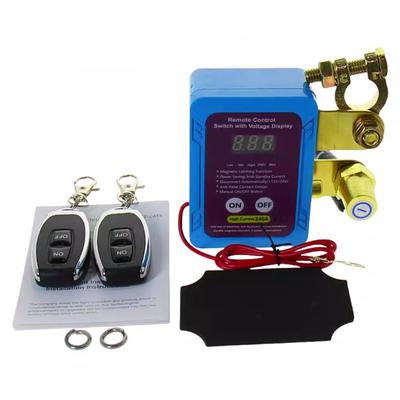 Fernbedienbarer Batterie-Trennschalter, 12V 24V Digitaler Spannungs-Auto-Diebstahlschutzschalter, Verhindert Batterieentladung, Trennschalter