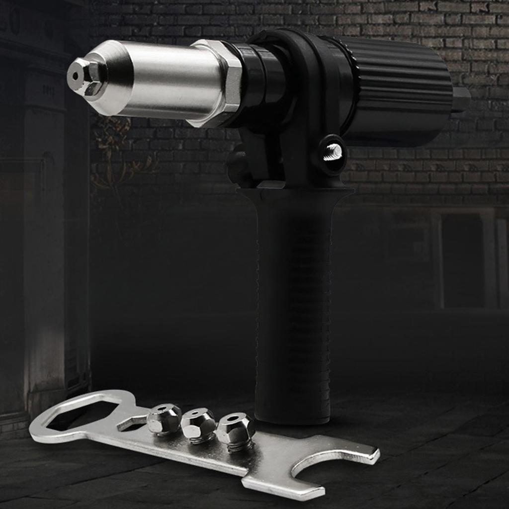 Electric Riveter Adapter Kit Drill Rivet Gun Converter Set Labor Saving Hand Tool Accessories